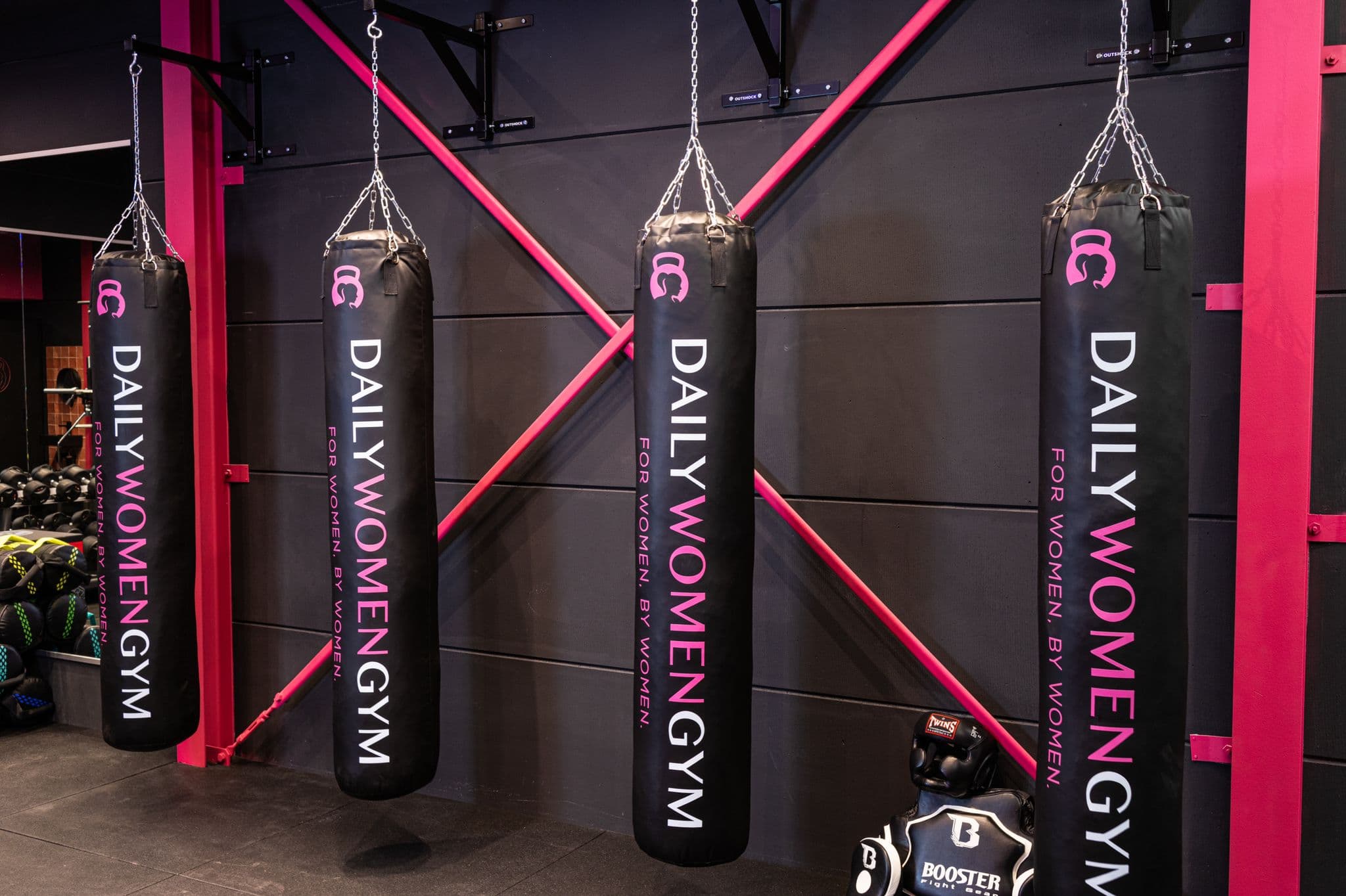 Trainingsmateriaal in de gym